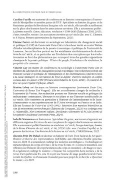 La subjectivation politique face à l'ordre social