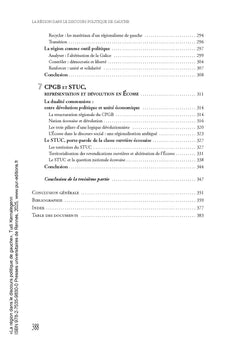 La région dans le discours politique de gauche