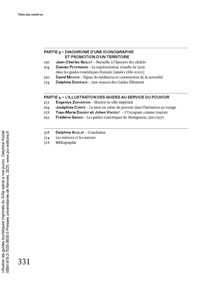 Illustrer les guides touristiques