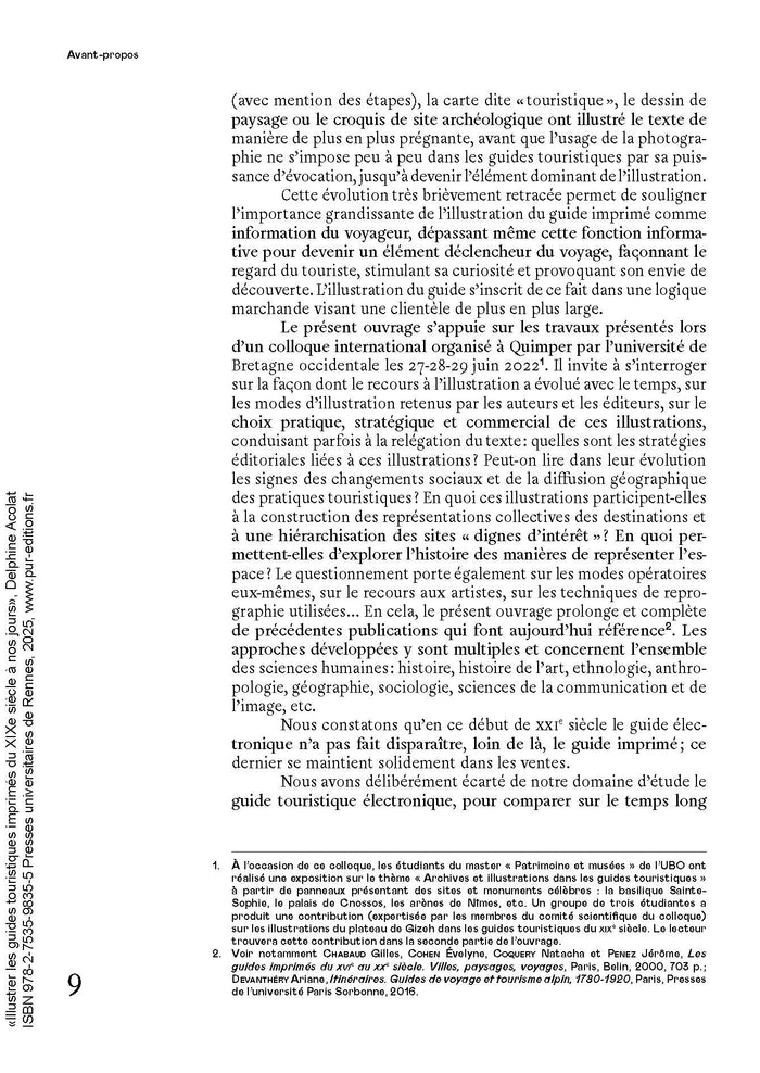 Illustrer les guides touristiques