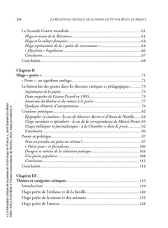 La réception critique de la poésie de Victor Hugo en France: 1914-1944