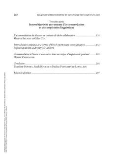Stratégies intersubjectives en discours et négociation du sens