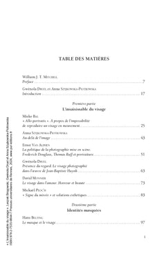 L'insaisissable du visage