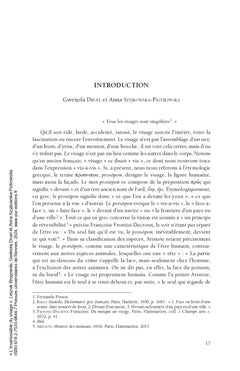 L'insaisissable du visage