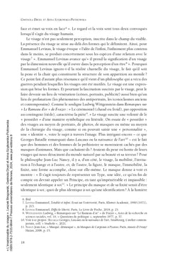 L'insaisissable du visage