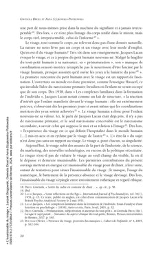 L'insaisissable du visage