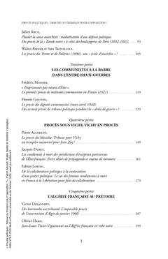 Procès politiques : tribune ou tremplin pour l'opposition ?