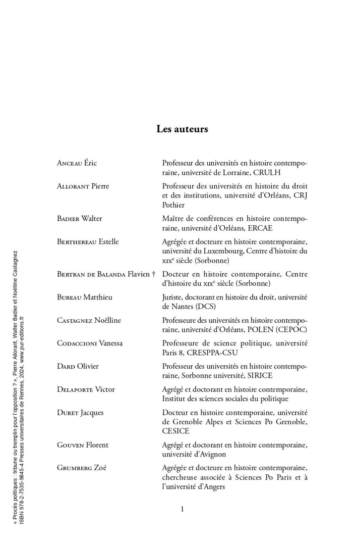 Procès politiques : tribune ou tremplin pour l'opposition ?
