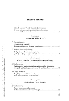 Numérique, alimentation et proximité