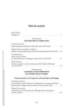 L'anticommunisme en France et en Europe