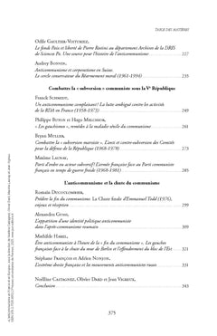 L'anticommunisme en France et en Europe