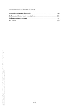L'anticommunisme en France et en Europe