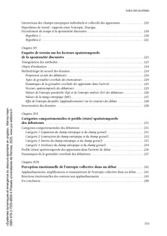 Systèmes dynamiques et émergence du discours spontané en anglais