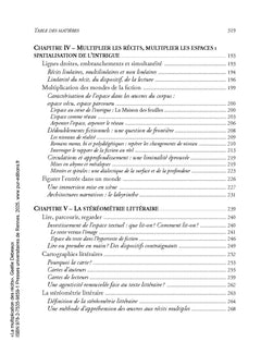 La multiplication des récits