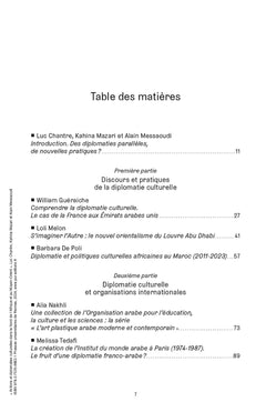 Actions et diplomaties culturelles dans le Nord de l'Afrique et au Moyen Orient