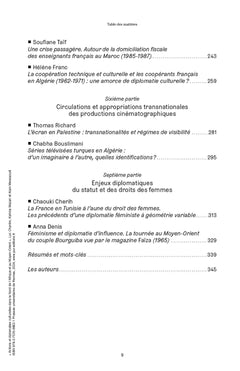 Actions et diplomaties culturelles dans le Nord de l'Afrique et au Moyen Orient