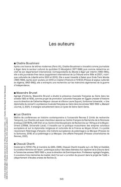 Actions et diplomaties culturelles dans le Nord de l'Afrique et au Moyen Orient
