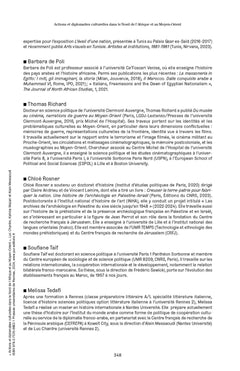 Actions et diplomaties culturelles dans le Nord de l'Afrique et au Moyen Orient