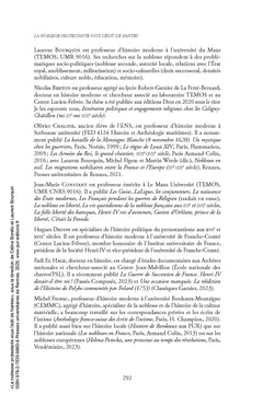 La noblesse protestante sous l'édit de Nantes