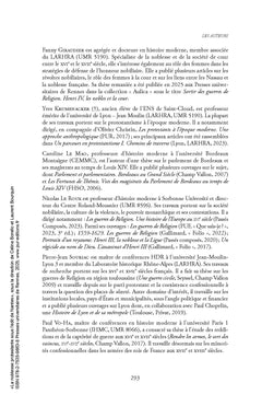 La noblesse protestante sous l'édit de Nantes