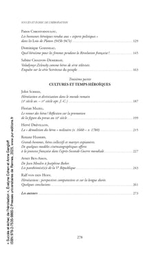 Succès et échec de l'héroïsation