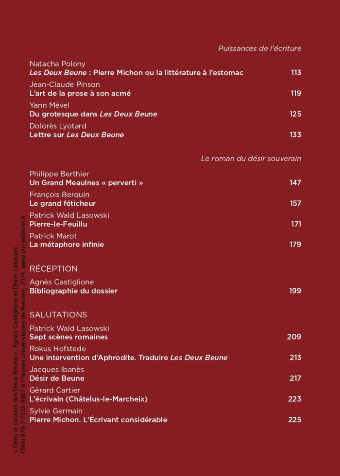 Dans le courant des Deux Beune