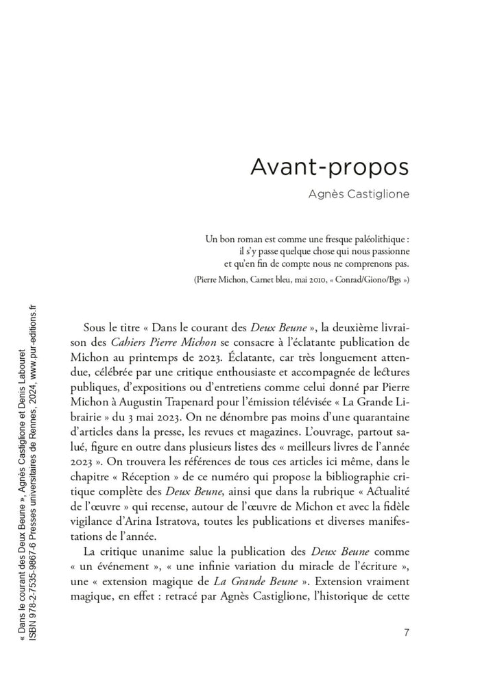 Dans le courant des Deux Beune