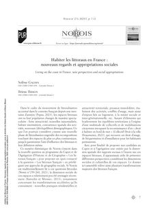 Habiter les littoraux en France
