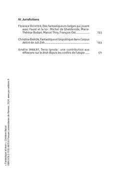 Fantastique et droit