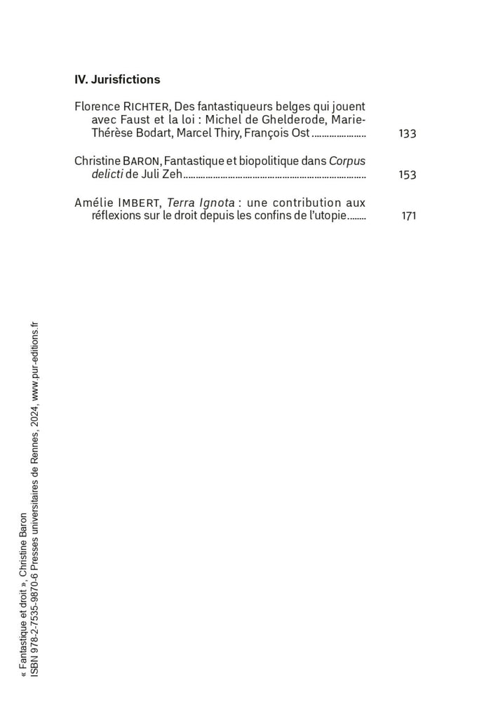 Fantastique et droit