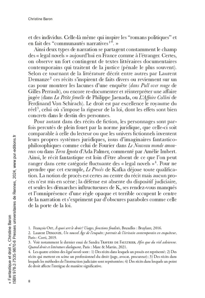 Fantastique et droit