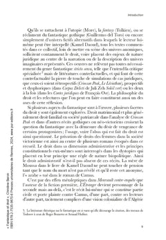 Fantastique et droit