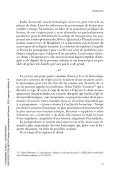 Fantastique et droit