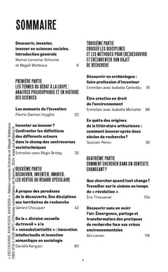Découvrir, inventer, innover en sciences sociales