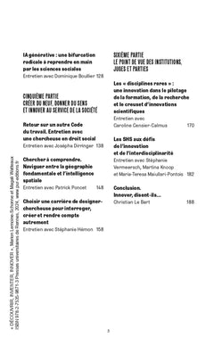 Découvrir, inventer, innover en sciences sociales