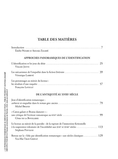 Le personnage romanesque au miroir du lecteur