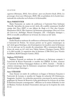 Le personnage romanesque au miroir du lecteur