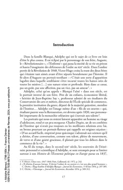 Adolphe Blanqui, 1798-1854