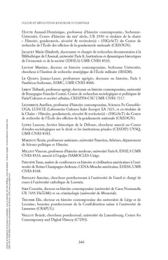 Polices et révolutions en Europe occidentale