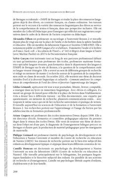 Diversité linguistique, éducation et transmission en Bretagne