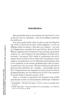 Malaise dans l'adolescence