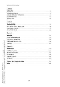 Parcours sociologique