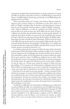 Pouvoir, religion et colonisation sous l'Ancien Régime