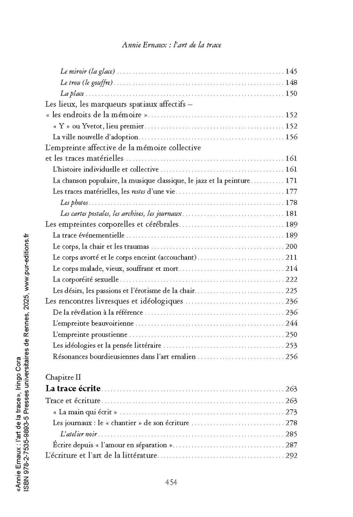 Annie Ernaux : l'art de la trace