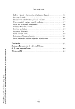 Annie Ernaux : l'art de la trace