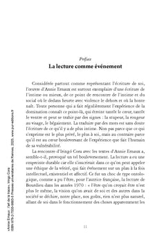 Annie Ernaux : l'art de la trace