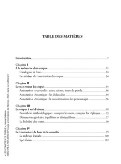 Les comptes de Thalie