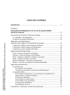 L'alternance codique