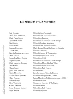 Écrire entre les arts