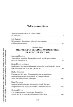 Ancestralité et autochtonie
